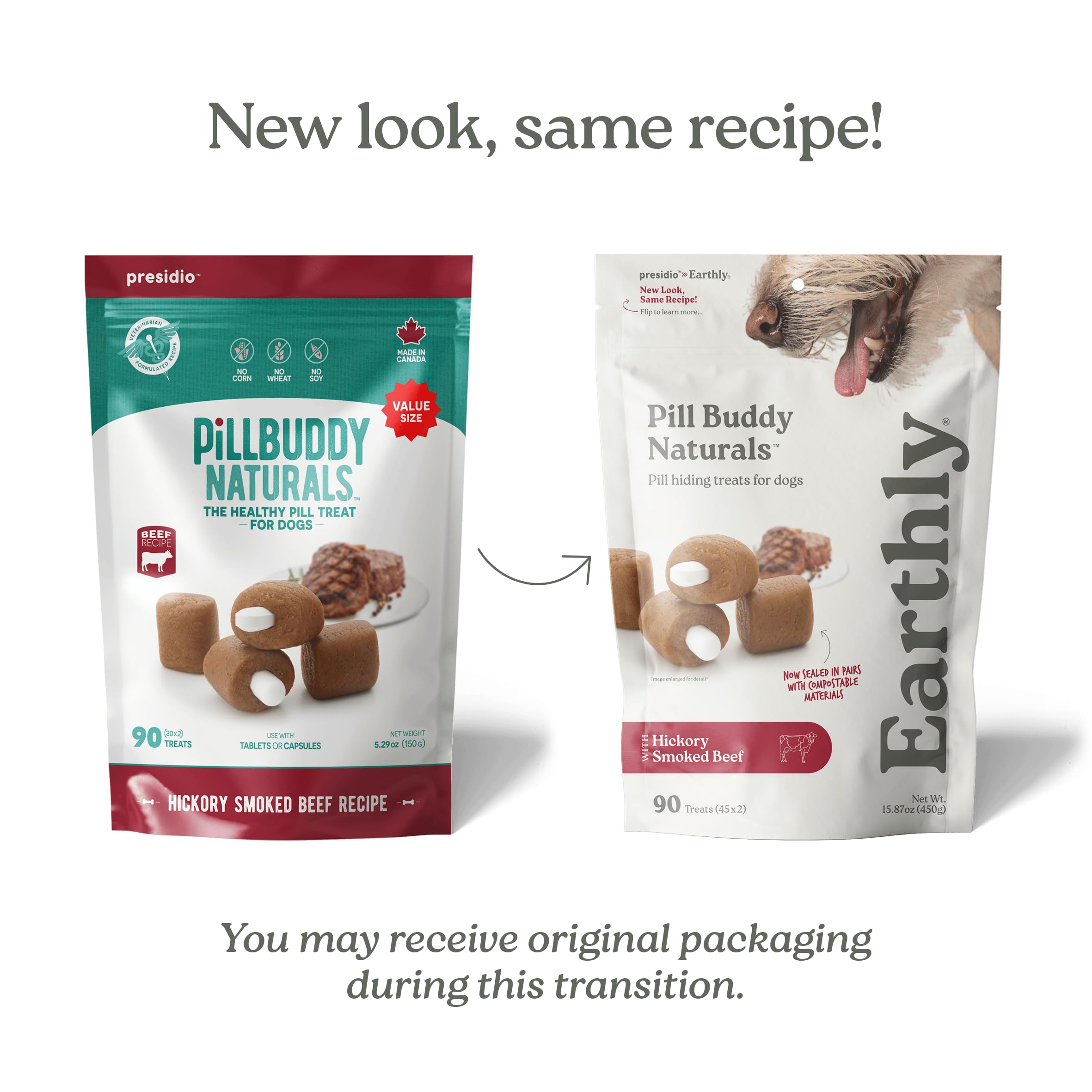 Receta sin pollo de Earthly Pill Buddy para perros con alergias.