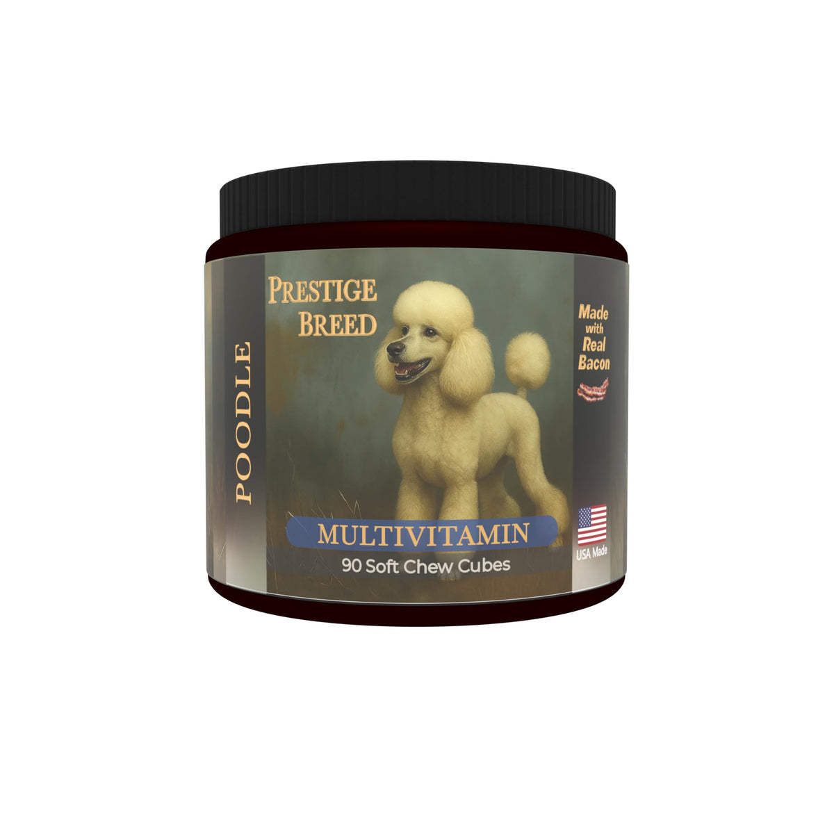 Prestige Breed Multivitaminas para caniche: nutrición equilibrada para perros activos.
