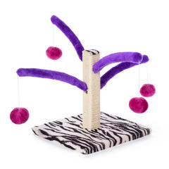 Kitty Power Bounce 'n Spring Scratcher: juguetes colgantes de peluche para juego activo