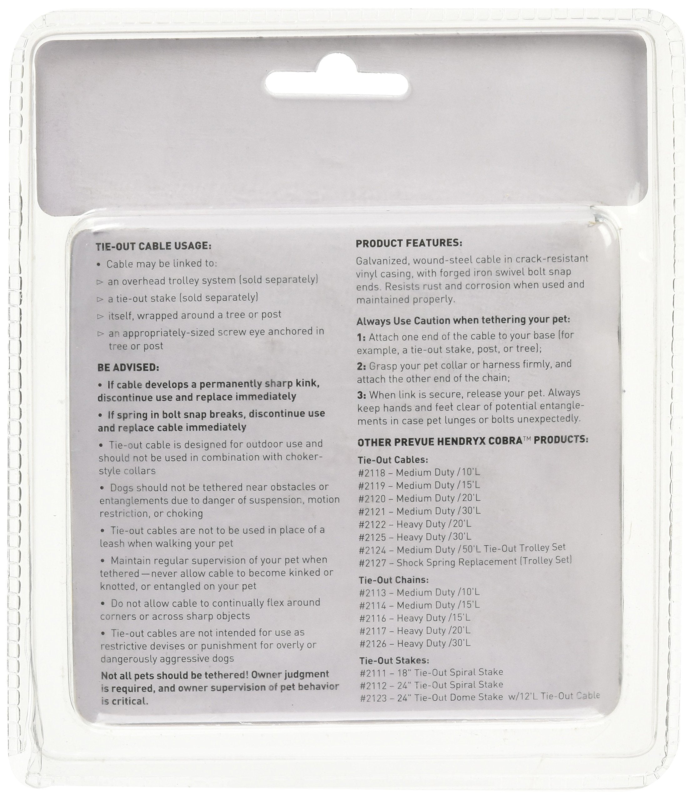 Cadena de 3.8 mm Prevue 2117, alta resistencia para razas grandes