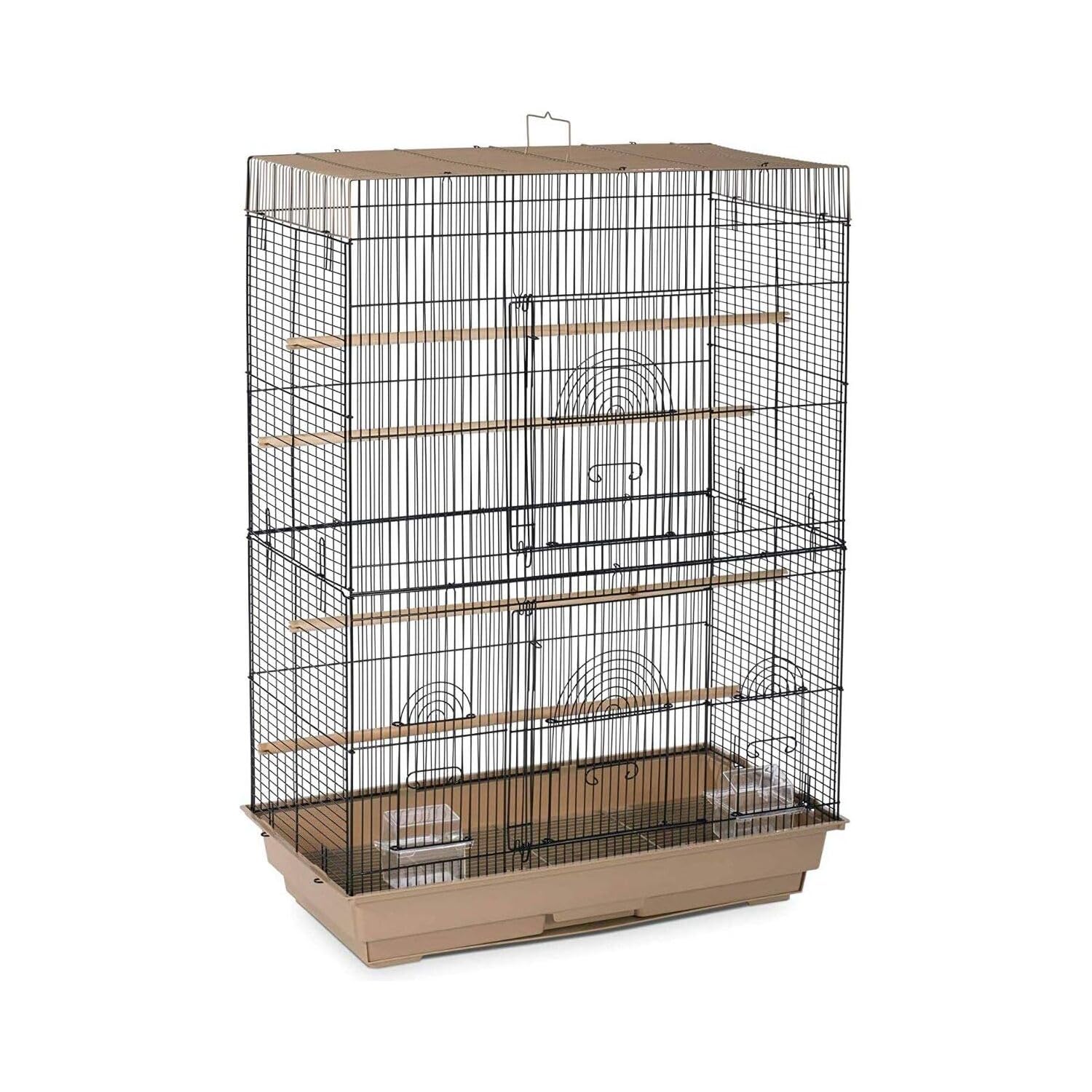 Prevue Pet Flight Cage para aves con dos puertas frontales para acceso fácil.