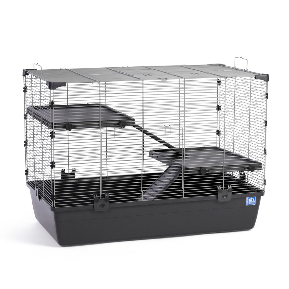 Prevue Universal Suburban 5528, vista frontal, acceso amplio para interactuar con tu mascota.