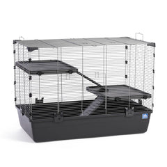 Prevue Universal Suburban 5528, vista frontal, acceso amplio para interactuar con tu mascota.