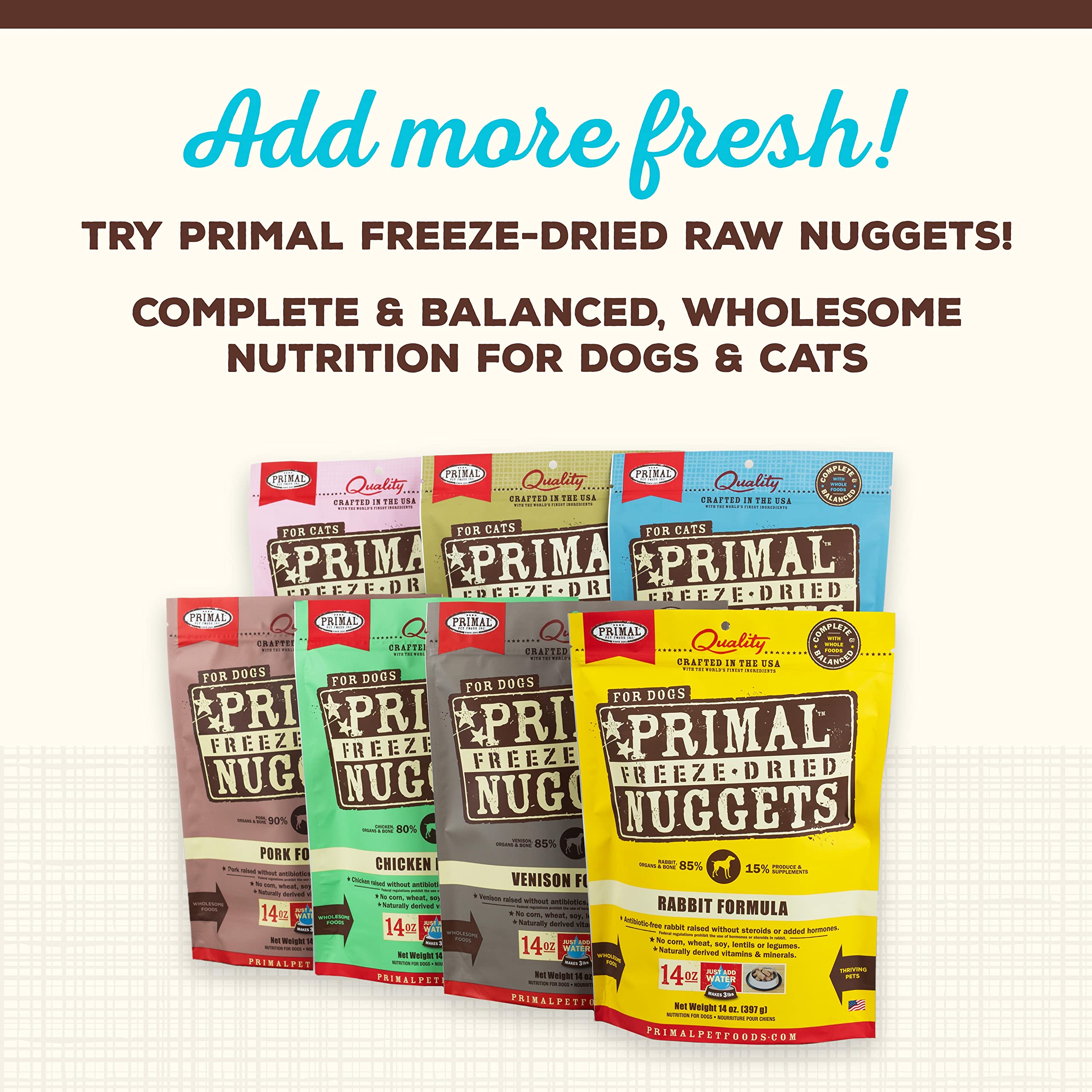 Primal Cupboard Cuts: snack deshidratado para perros y gatos