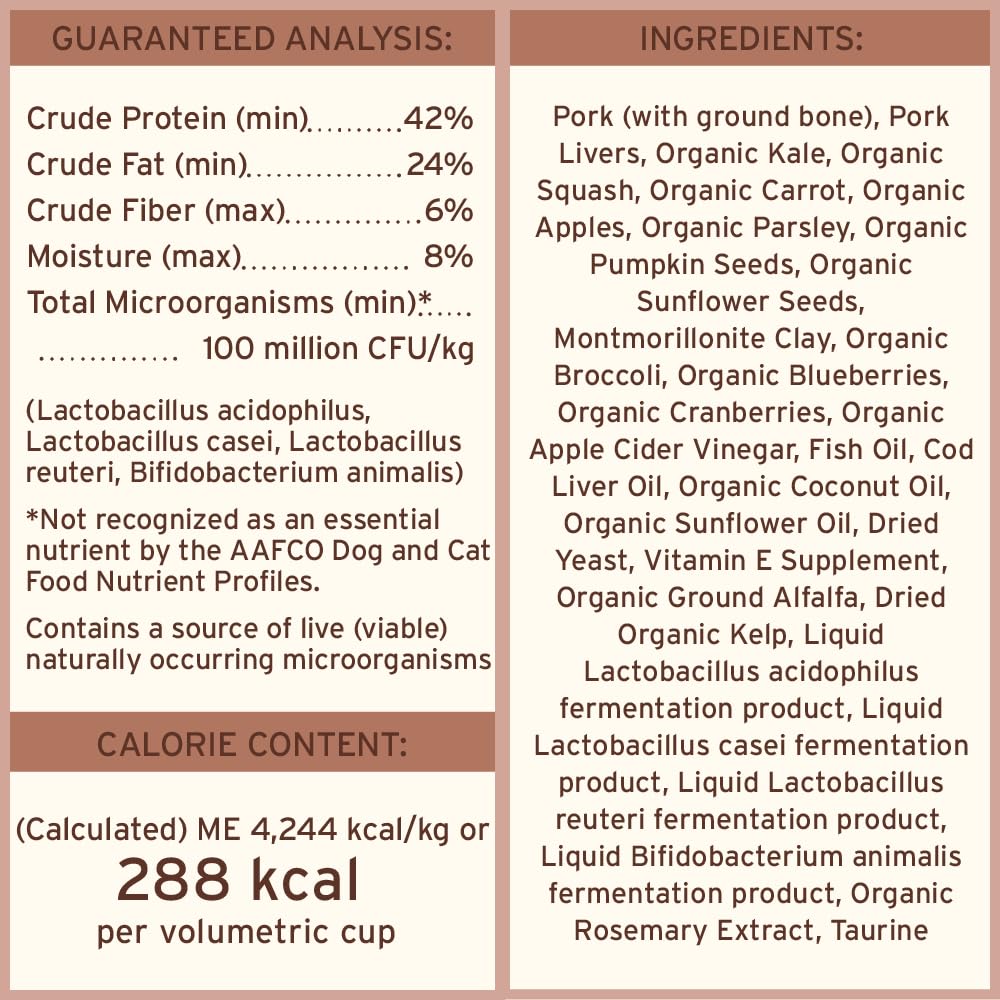 Primal Freeze Dried Cerdo: alimento sin granos para una dieta simple.