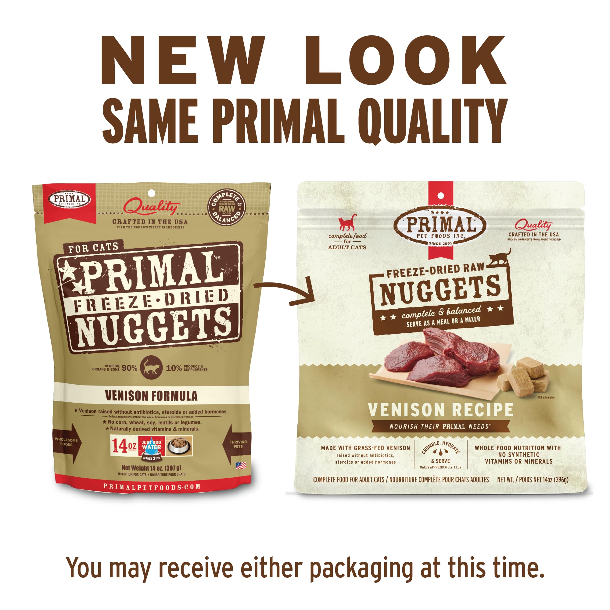 Primal Pet Foods: alimento completo de venado para una comida equilibrada.