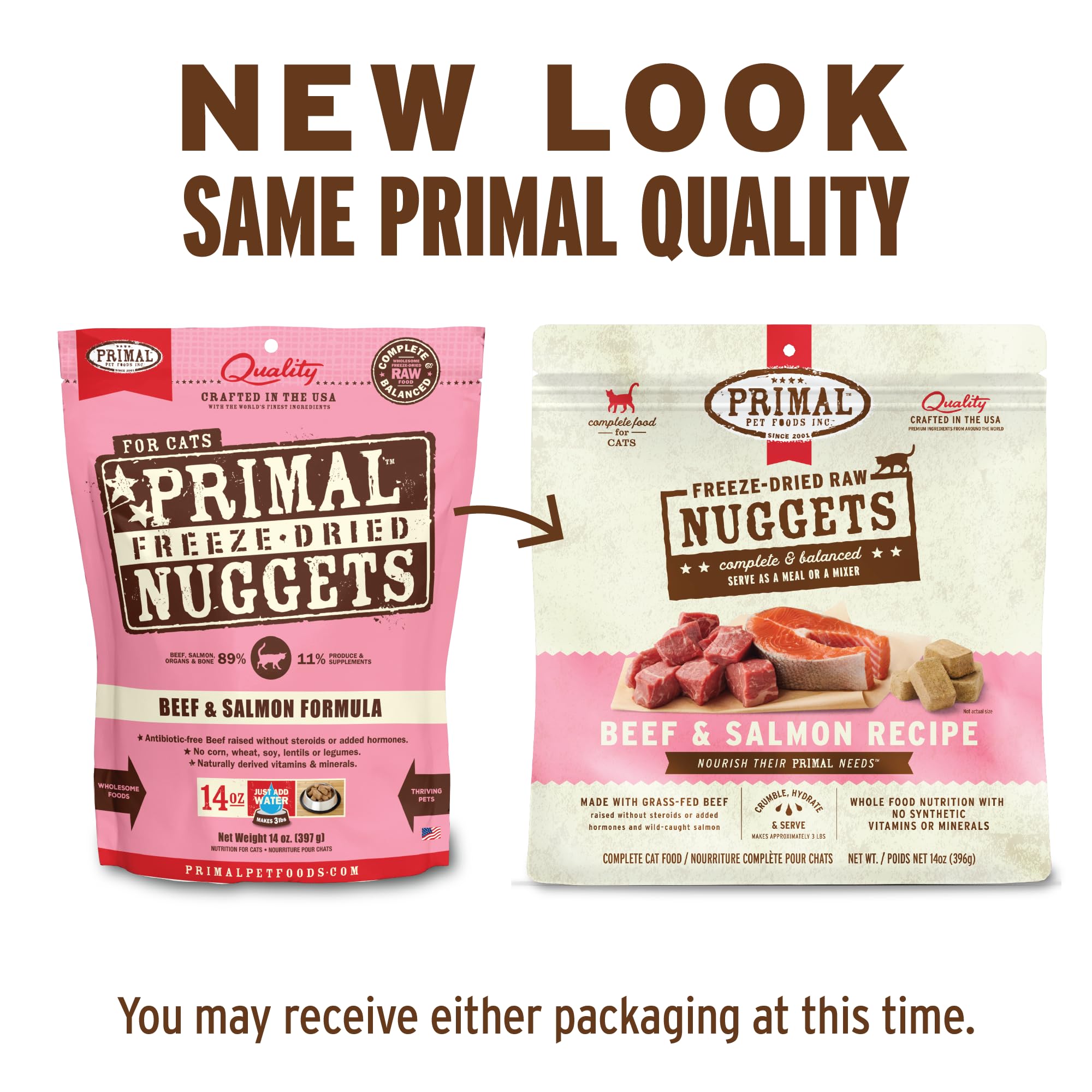 Primal Nuggets: textura crujiente que agrada a muchos gatos