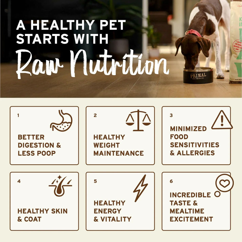 Primal Pet Foods Nuggets pato para topping: añade sabor y nutrientes a cada comida.
