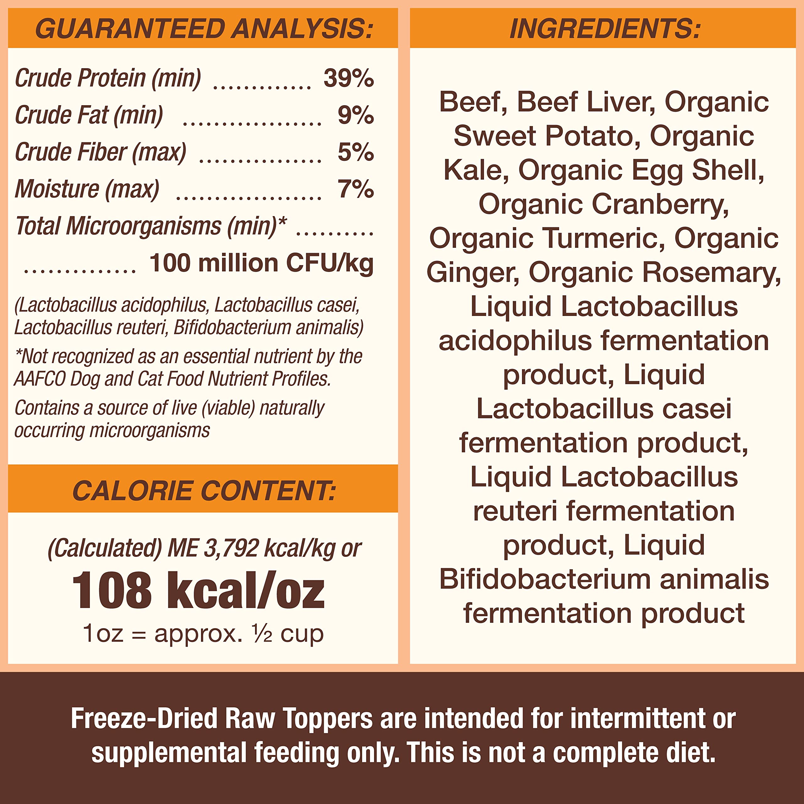 Primal Pet Foods topper sin granos, ideal para dietas sensibles.