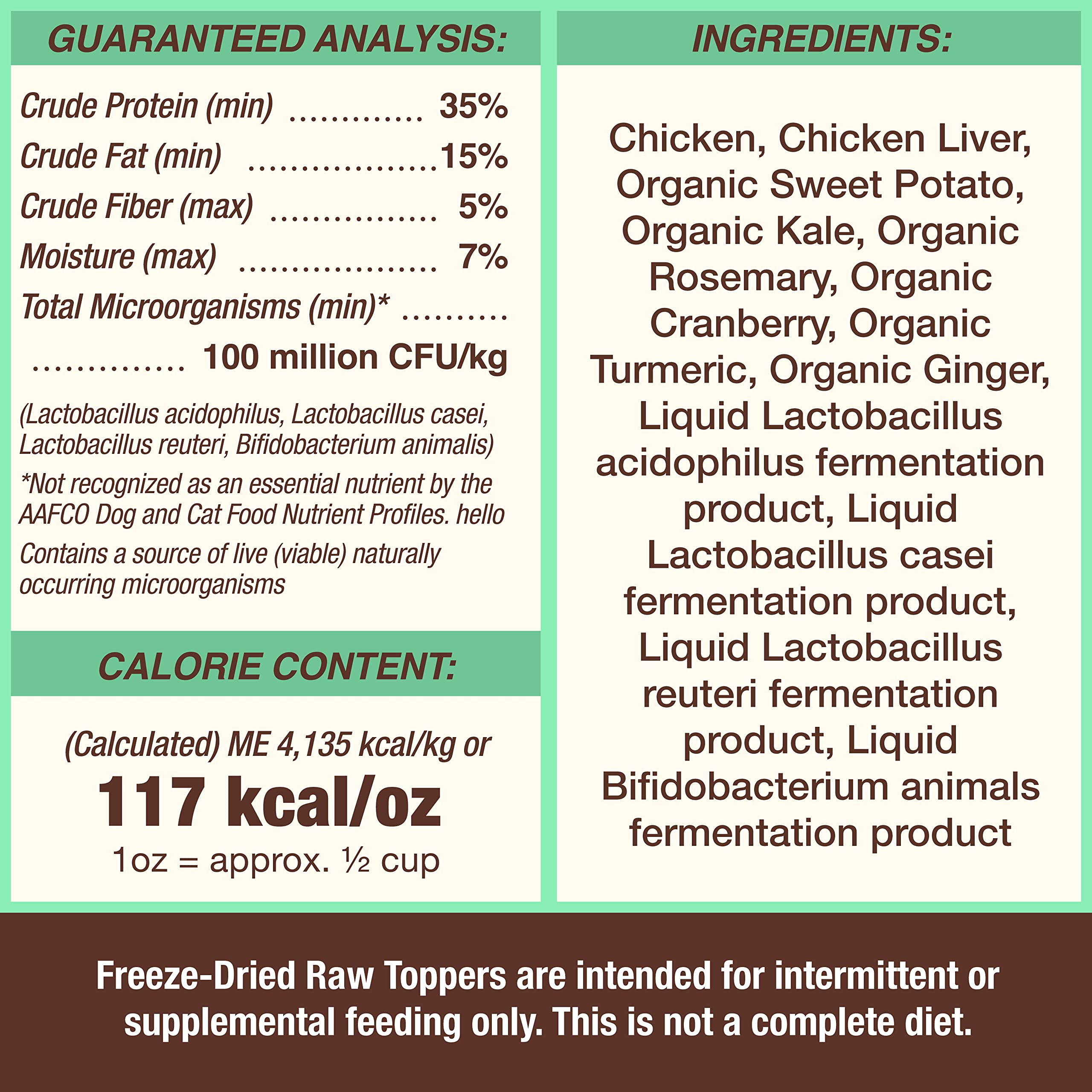 Primal Pet Foods toppers con probióticos, apoyo digestivo para perros y gatos.