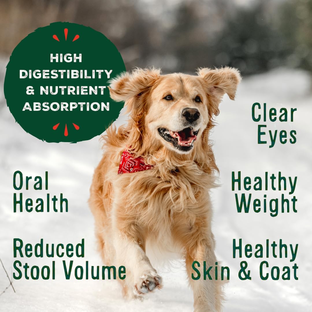 Primal Pet Foods toppers rehidratados con leche de cabra, textura jugosa.