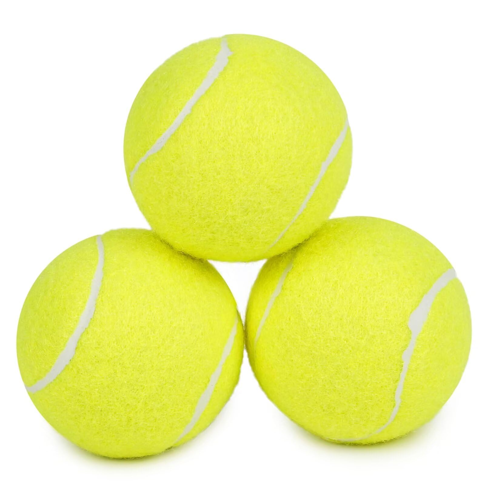 Prime Pets pelotas tenis 2,5 pulgadas azul, gran rebote para exterior y juego activo