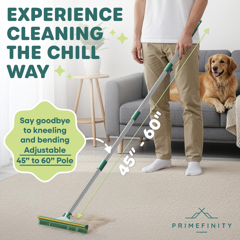 PRIMEFINITY dientes de cobre elevan pelo sin dañar fibras de alfombra.