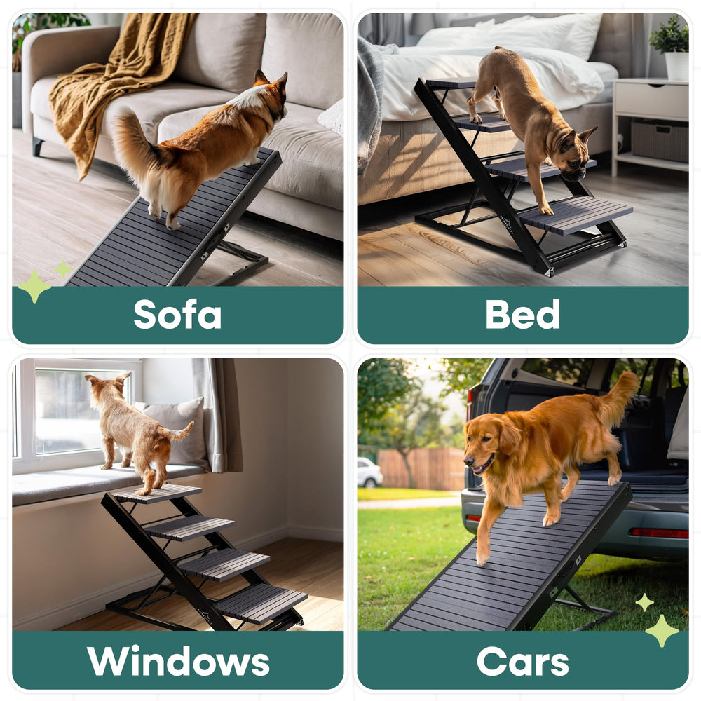 Primefinity rampa con ruedas para mover entre habitaciones.