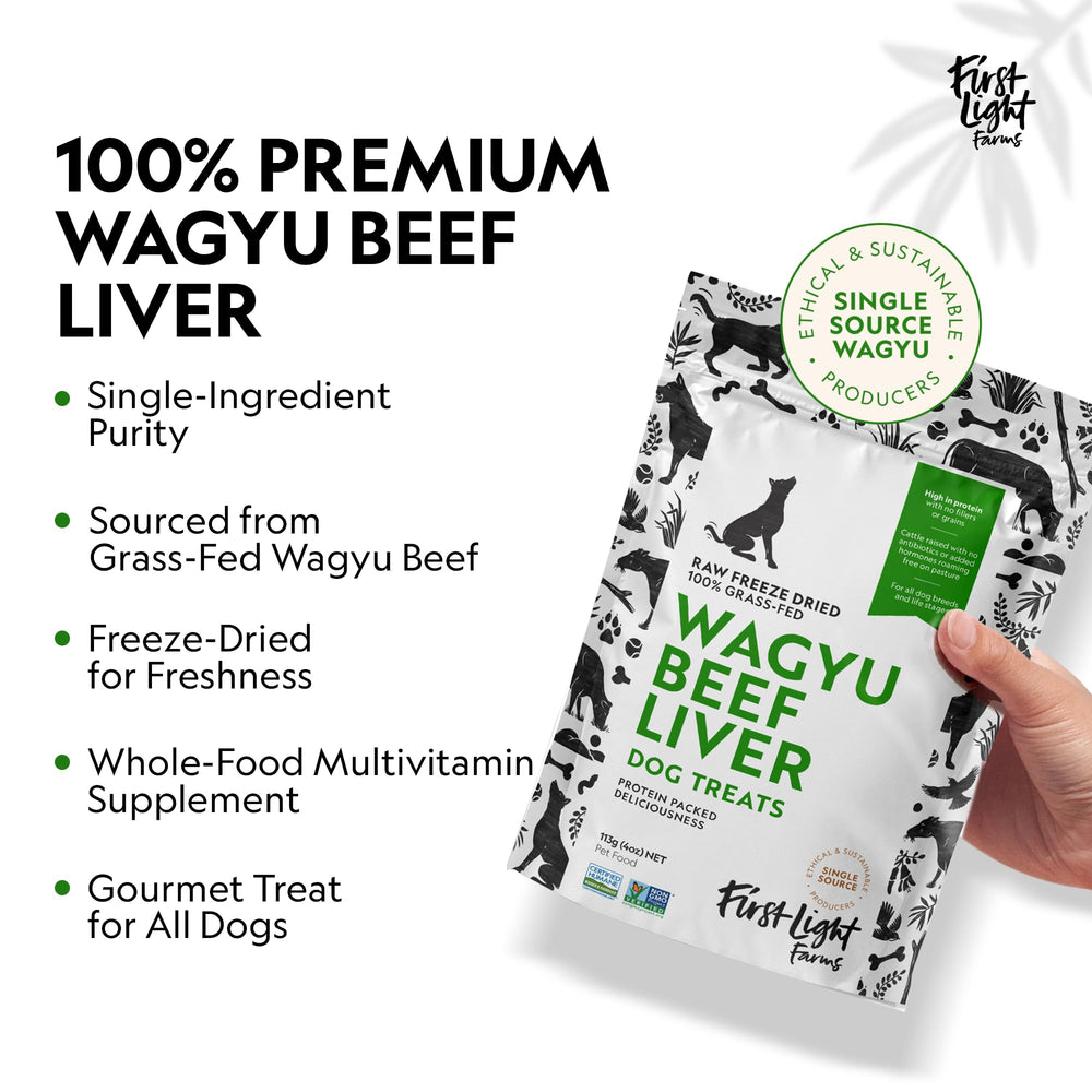 Primera Luz Hígado Wagyu Liofilizado: beneficios nutricionales en una golosina.