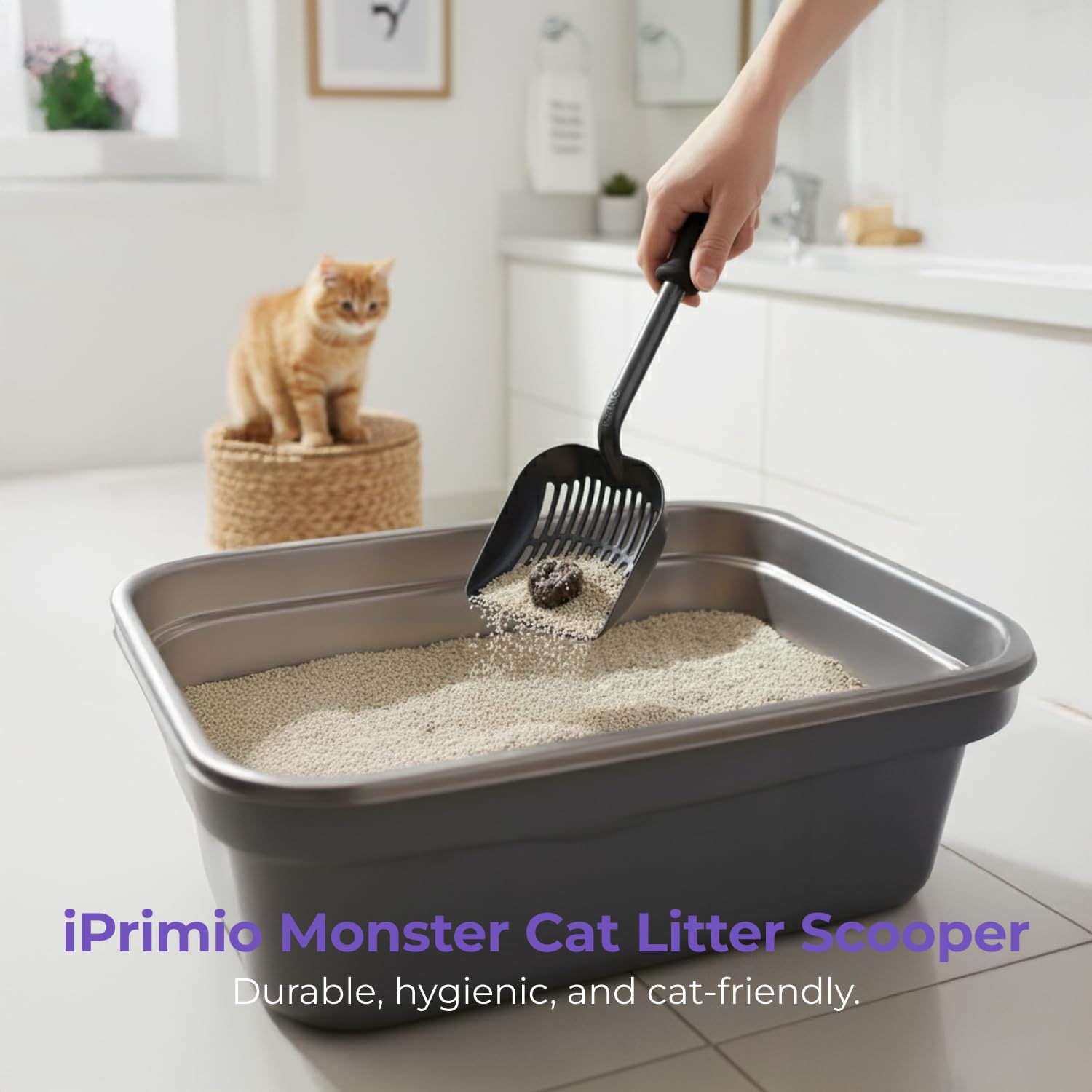 iPrimio Monster mango suave de espuma para manos cansadas y confort durante la limpieza.