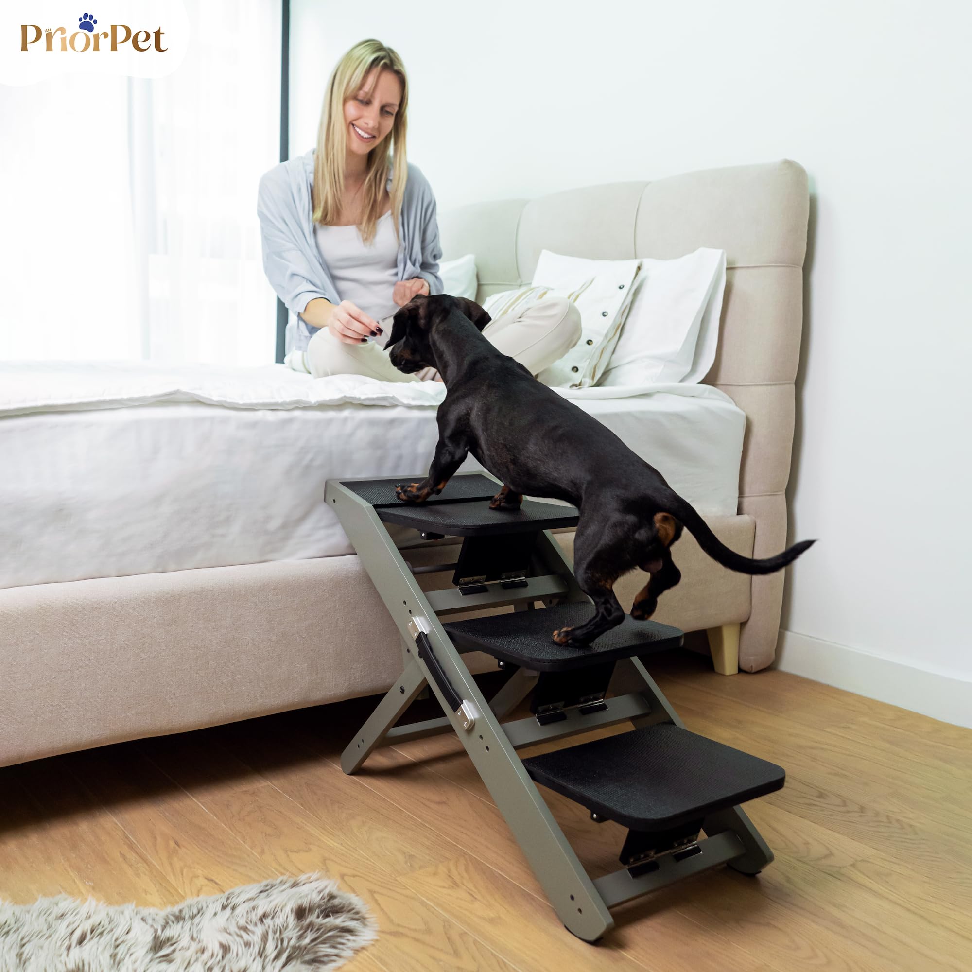 Rampa PRIORPET soporta hasta 200 lb, apta para perros grandes