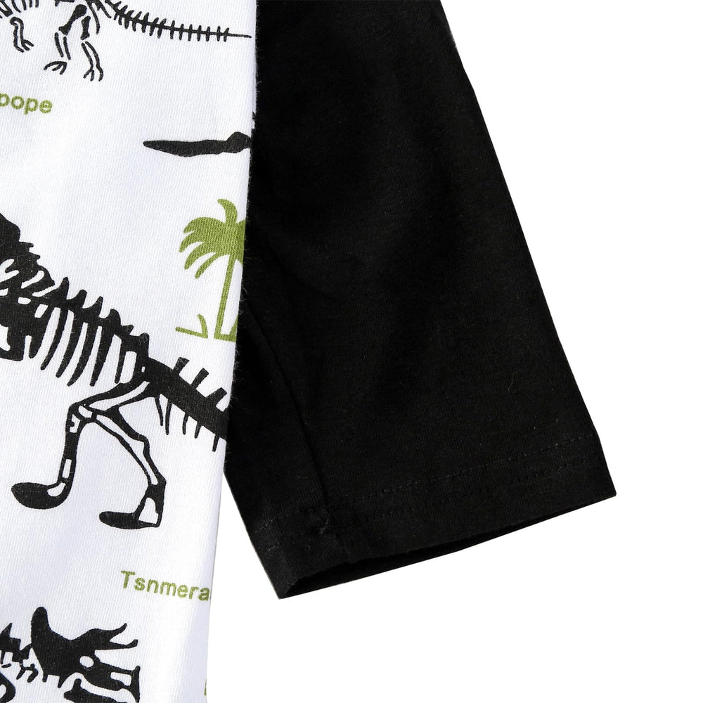 PriPre patrón dinosaurio colorido, diseño llamativo para paseos