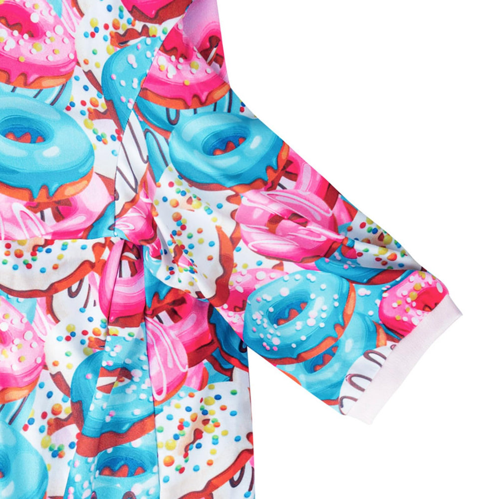 PriPre camiseta donut colorido, ribete elastic para ajuste cómodo y seguro.