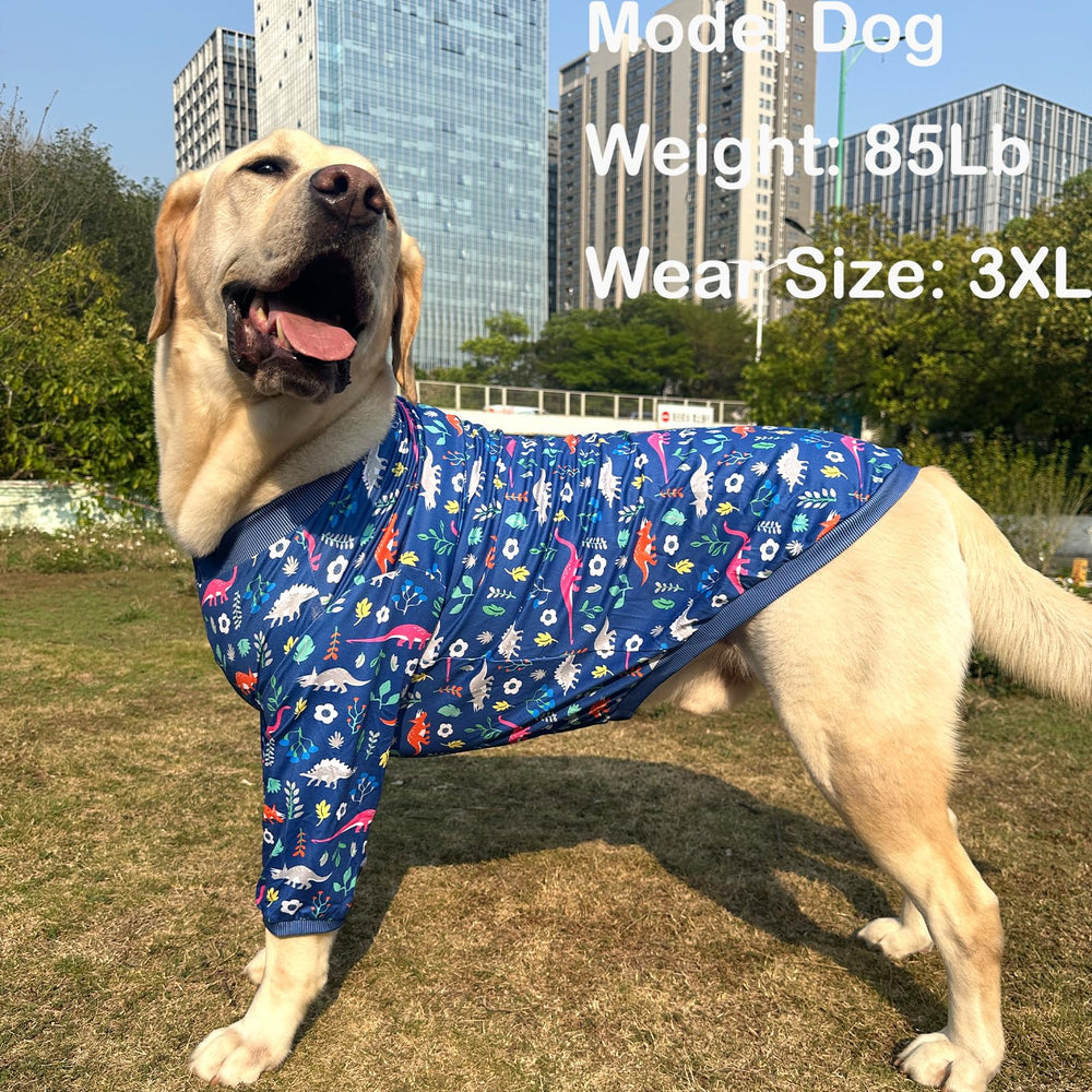 PriPre Dog Navy Tejido spandex y algodón, suave y transpirable para verano.