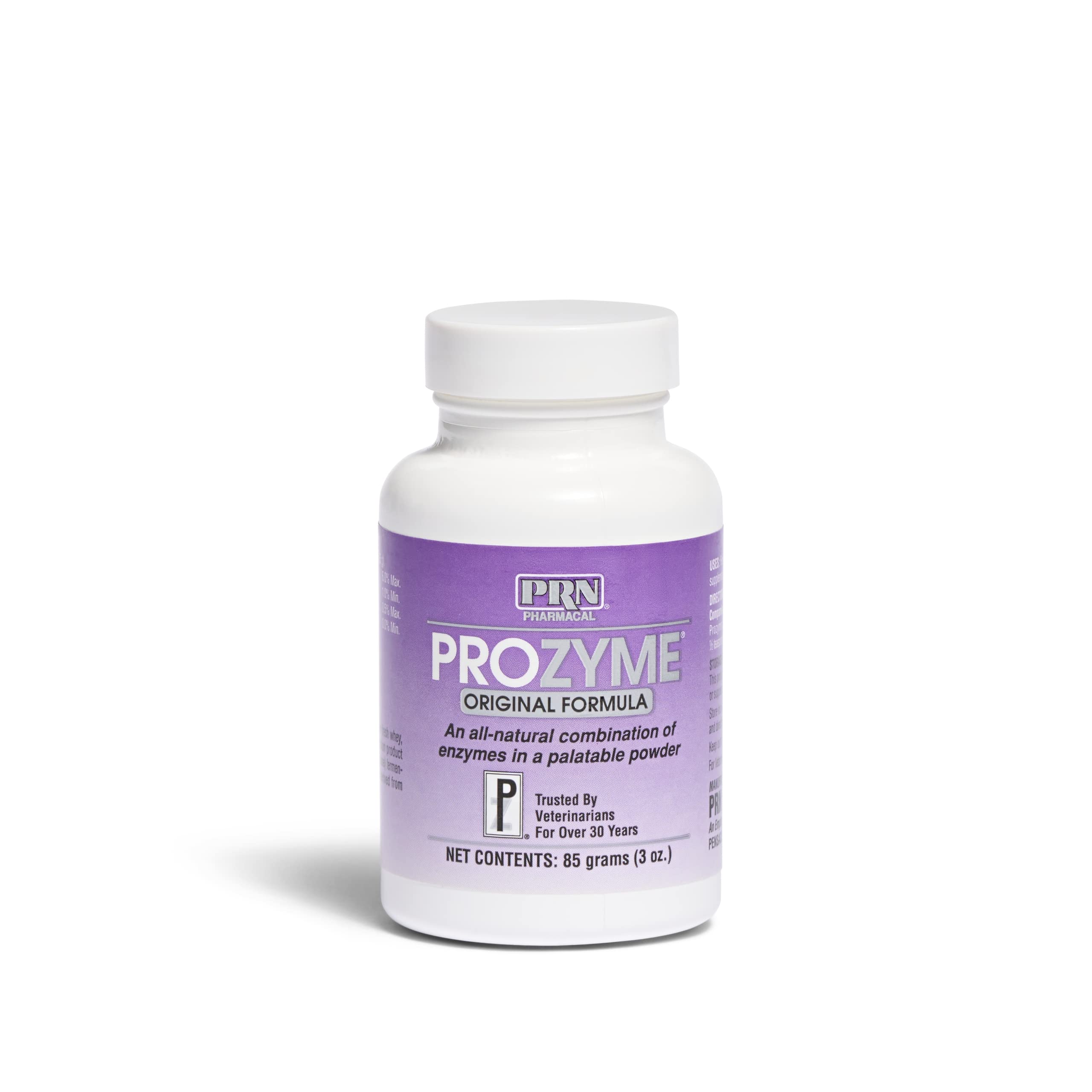 PRN ProZyme frente del bote: suplemento digestivo para mascotas