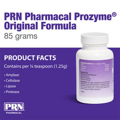 PRN ProZyme etiqueta frontal: información clara para uso diario