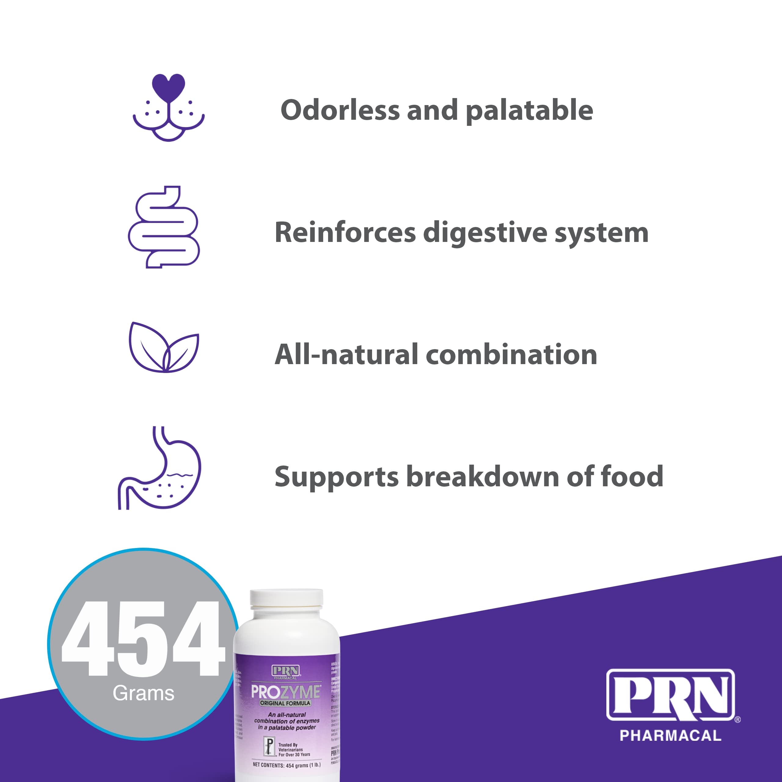 PRN ProZyme perro comiendo: apoyo digestivo al momento de la comida
