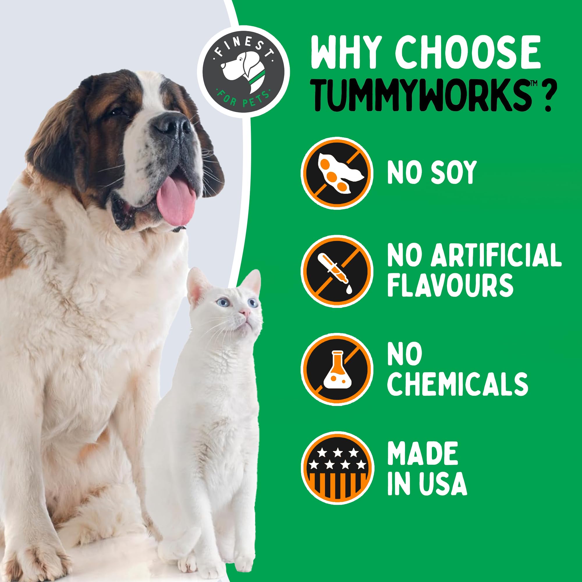 Probiótico TummyWorks: mezcla sin sabor con la comida diaria.