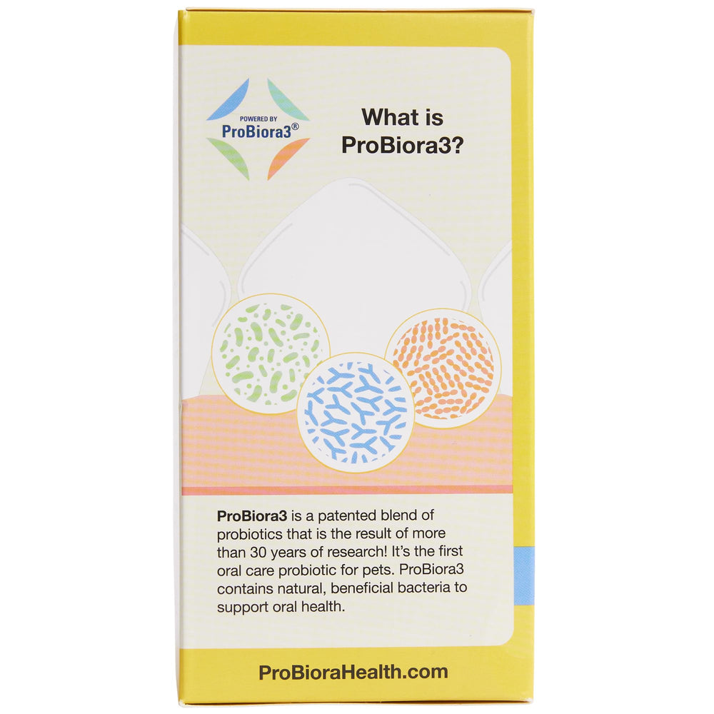 Probiora Health: fórmula natural ProBiora3 para la salud bucal canina.