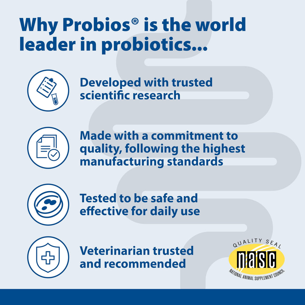 Probios apto para perros, gatos, caballos y otras especies.