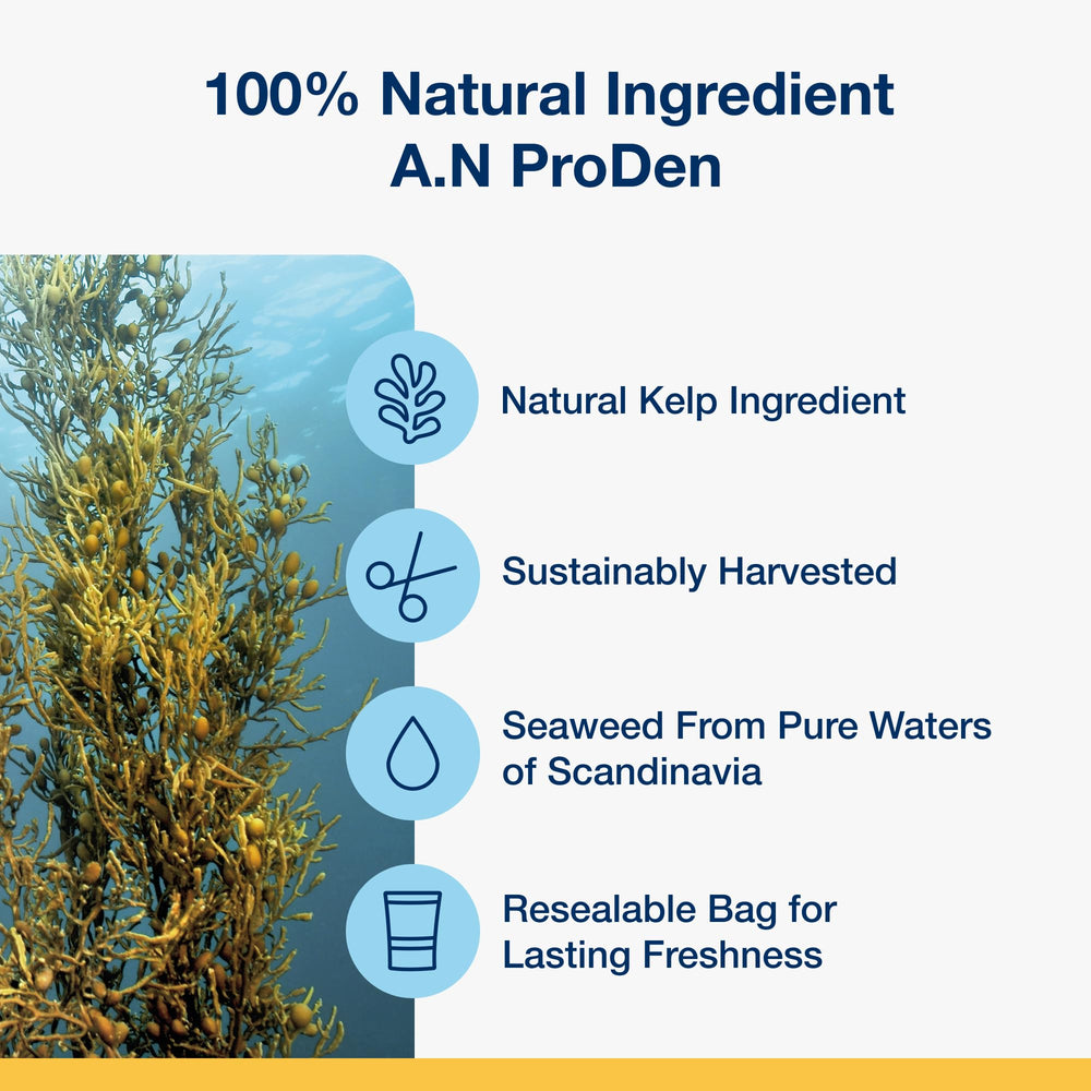 ProDen PlaqueOff: sin grano ni aditivos artificiales para dieta limpia.