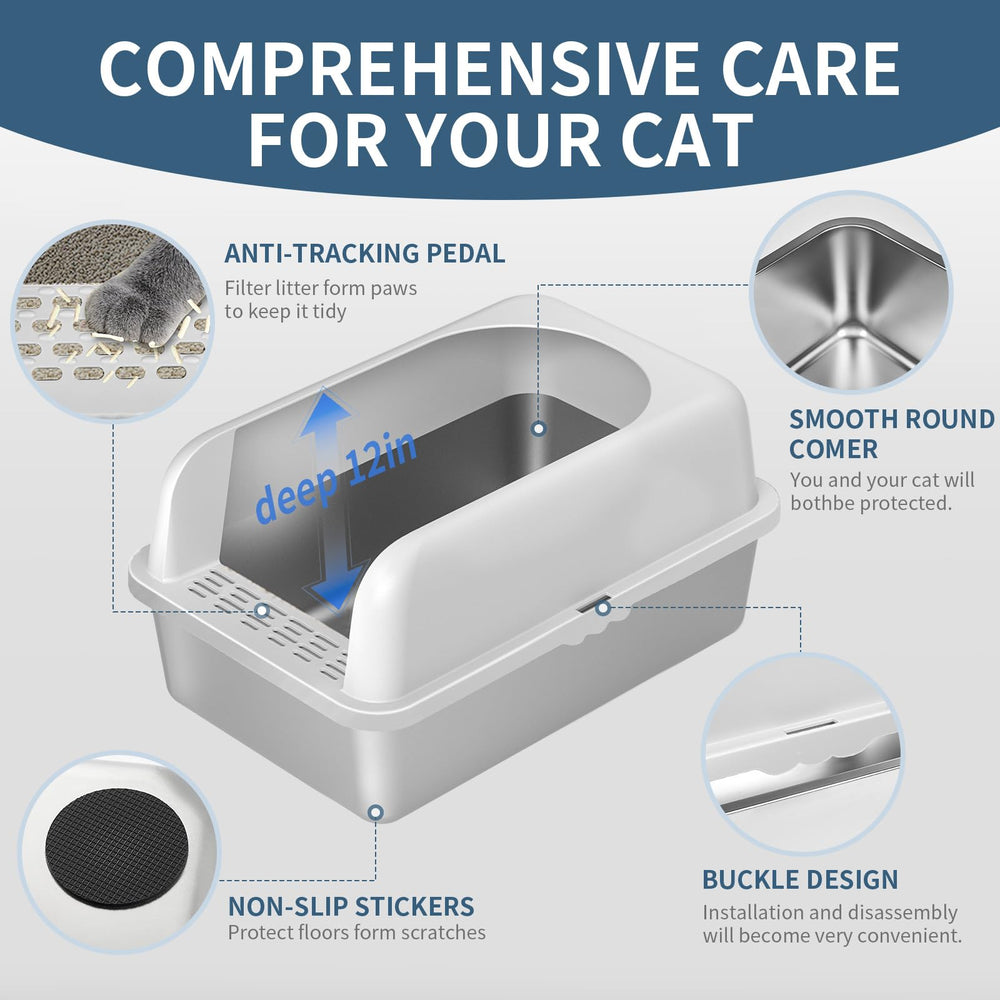 Prodigen gran capacidad interna para gatos de diferentes tamaños y etapas.