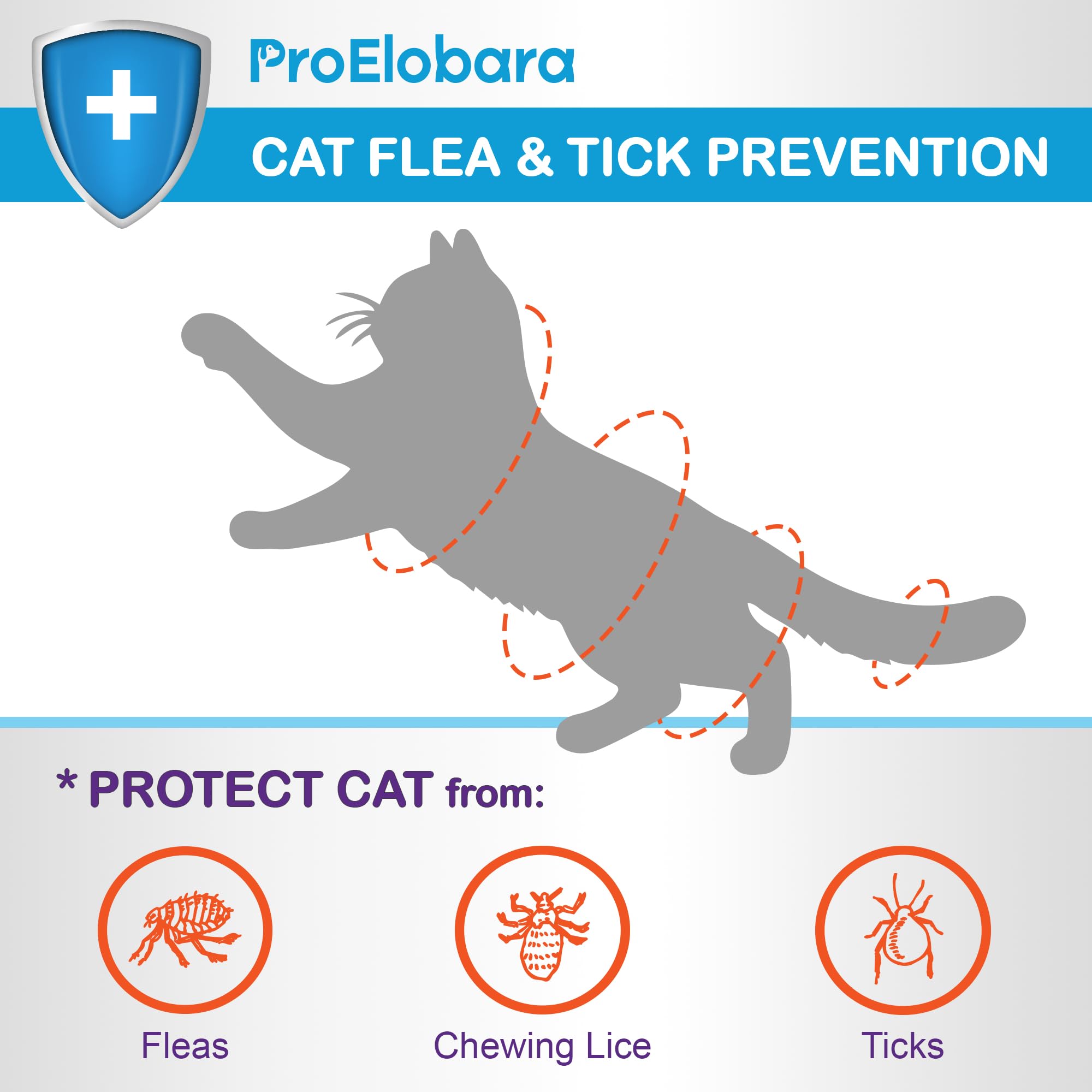 Protección de ProElobara para gatos grandes durante 30 días.