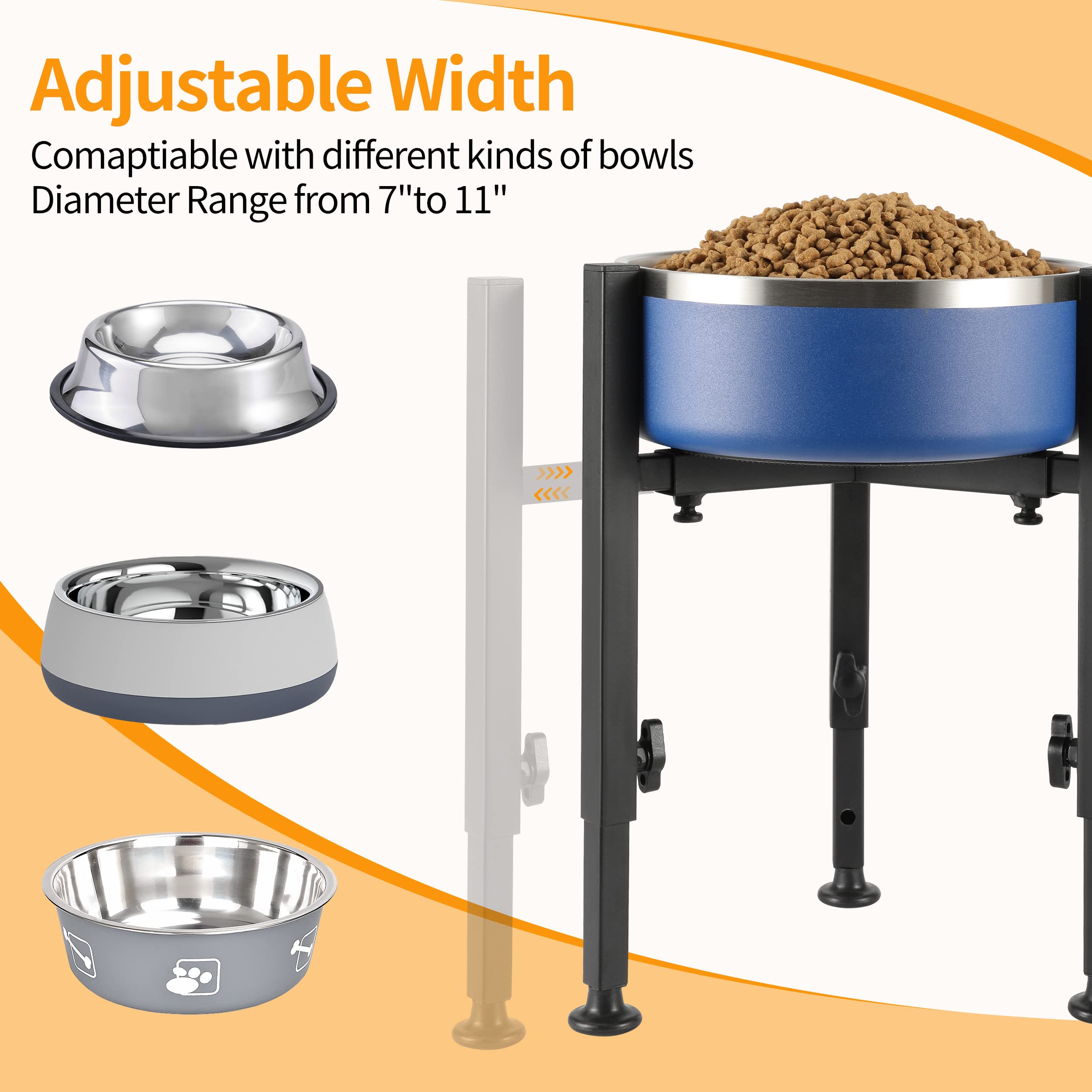 PROERR soporte elevado para plato, base triangular estable para beber.