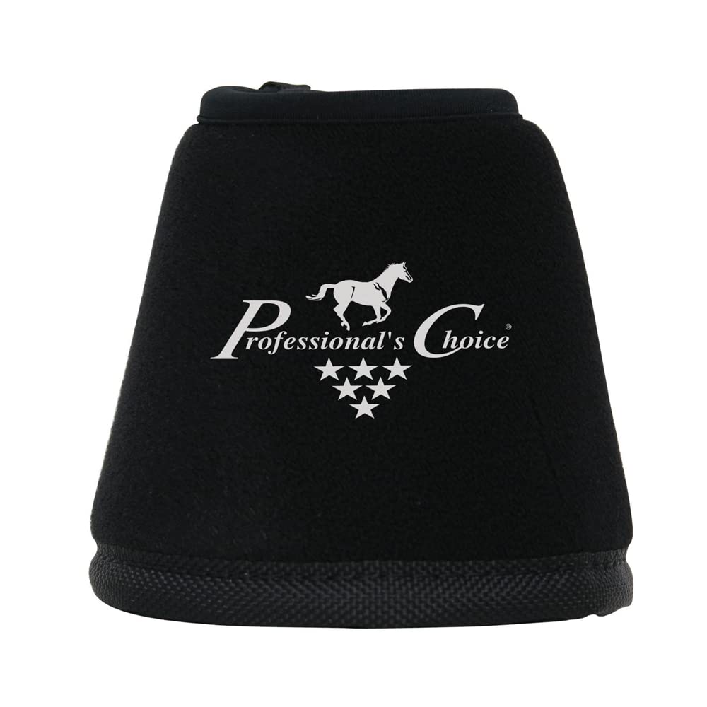 Professional's Choice Envoltura rápida en negro protege la pezuña y absorbe impactos.