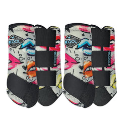 Professional's Choice 2XCool, botas transpirables para caballos activos durante entrenos.