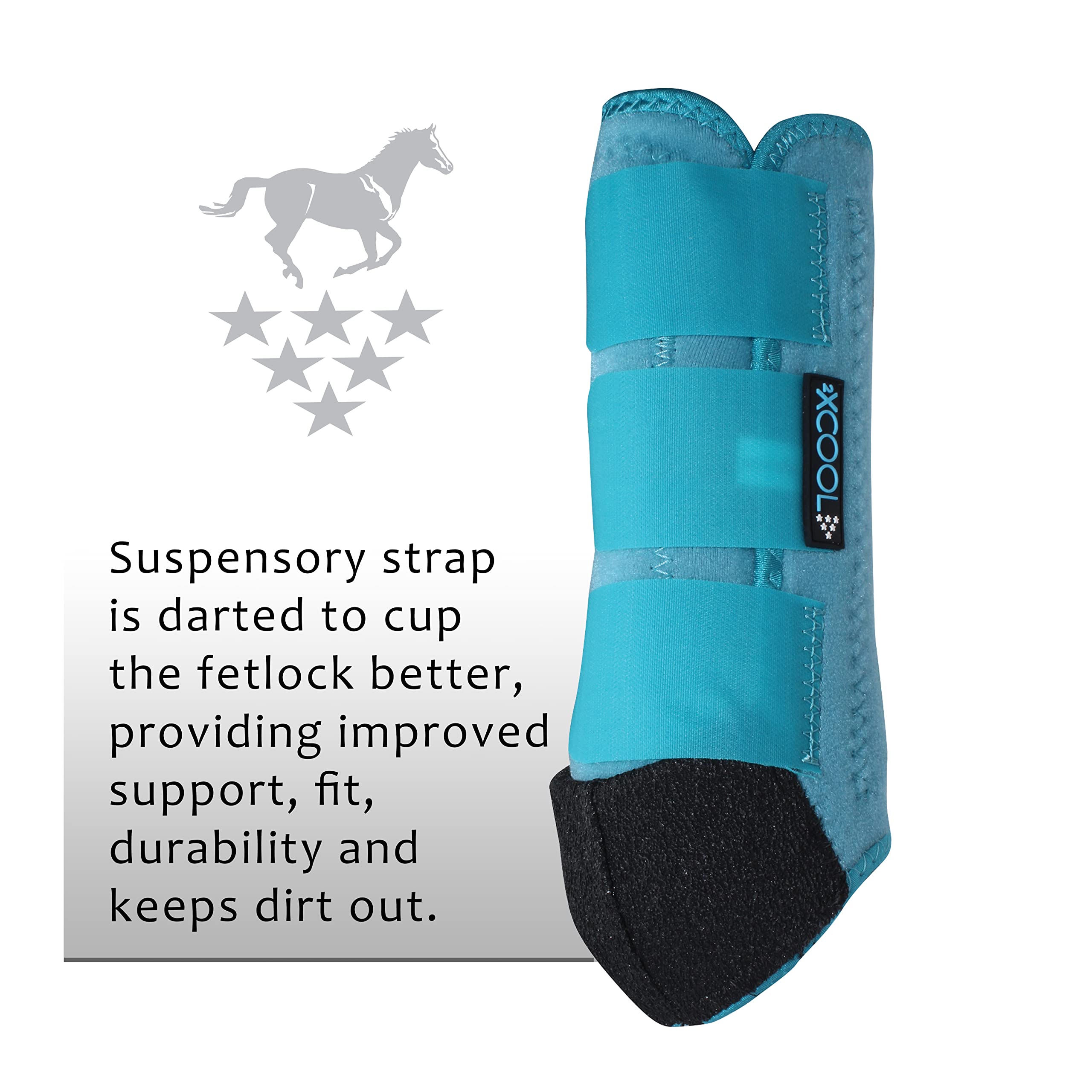 Uso diario de las botas 2XCool para caballos activos y sesiones largas