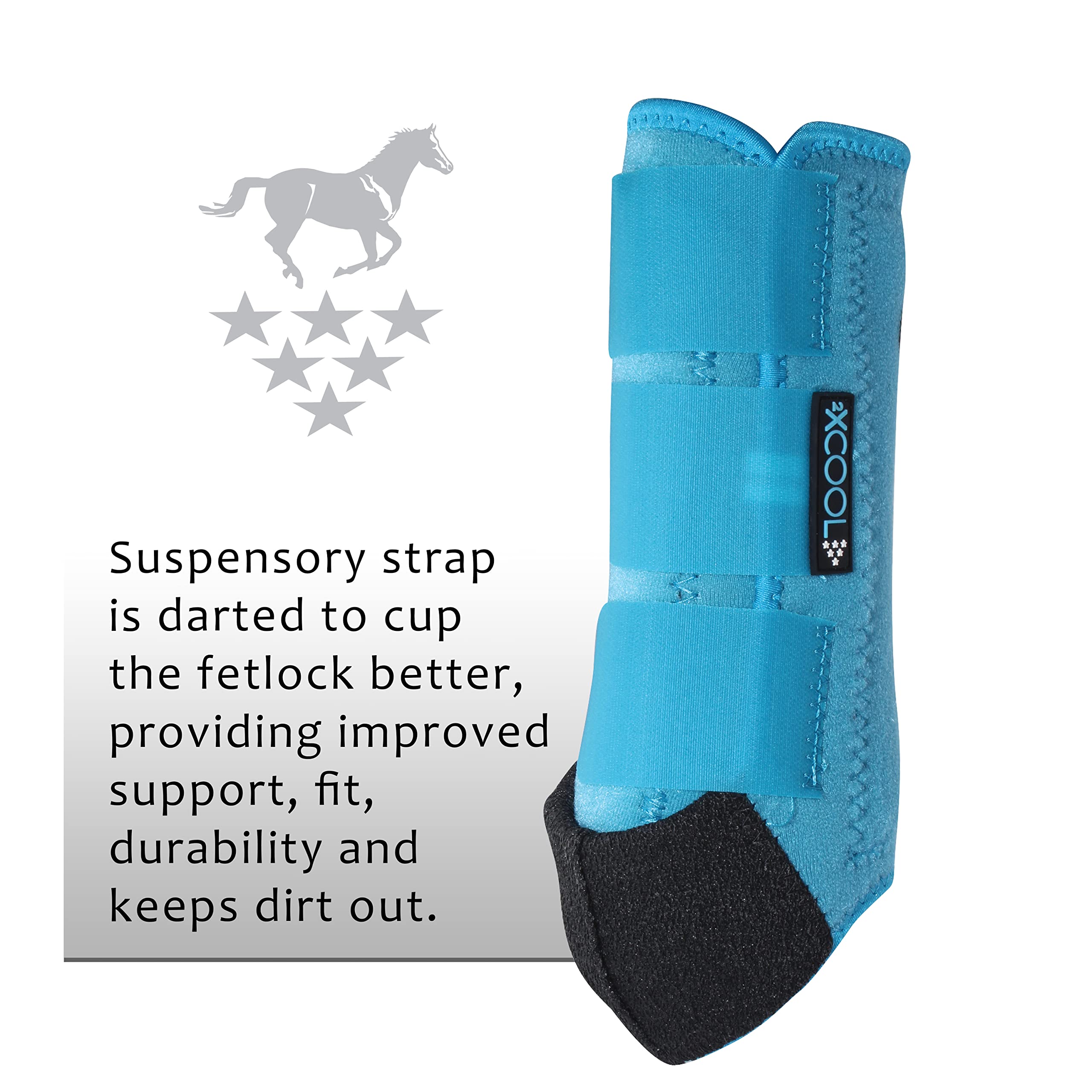 Par de botas Professional's Choice 2XCool, conjunto para caballos activos.