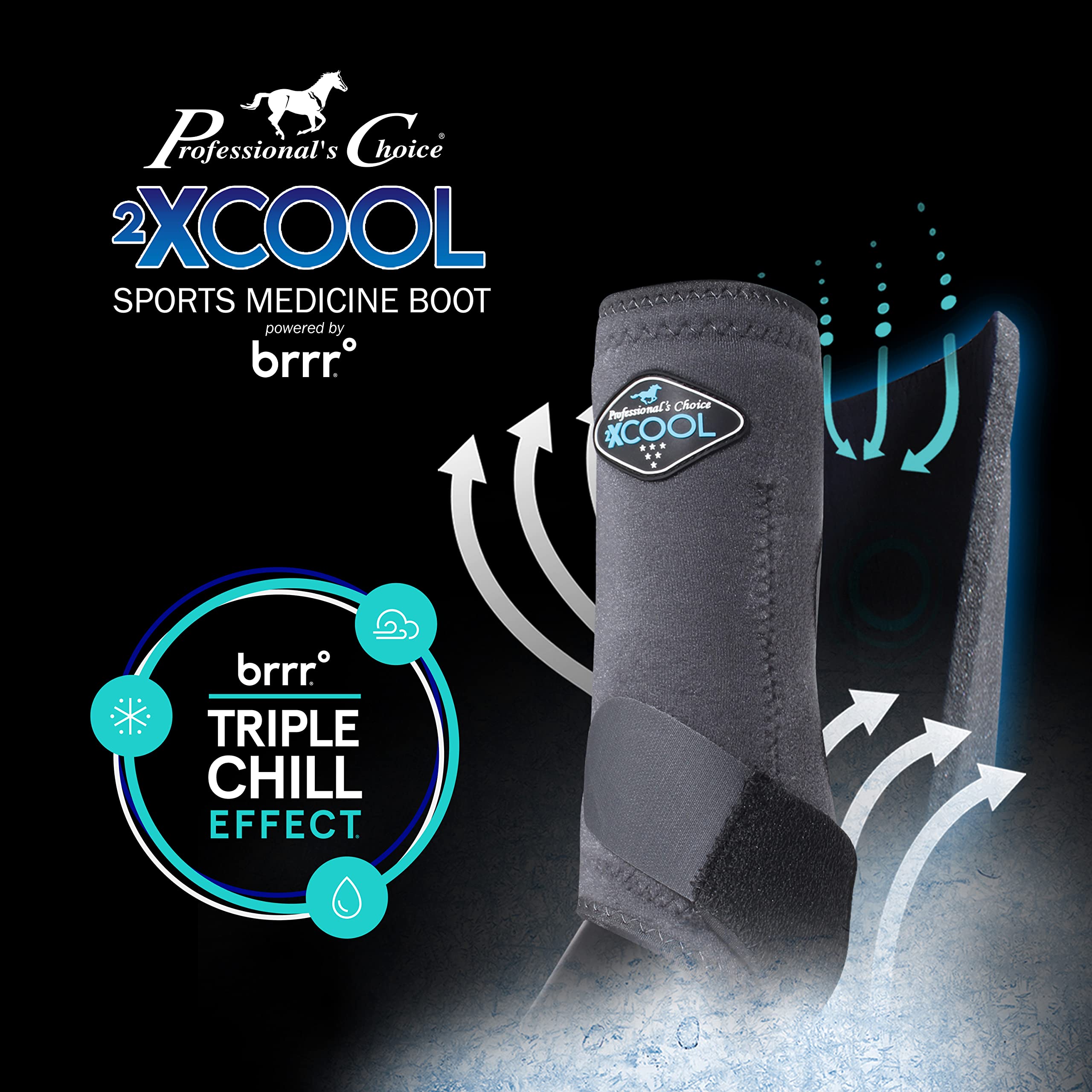 Professional's Choice 2XCool SMB V Pack L Cho parche de Kevlar resistente.
