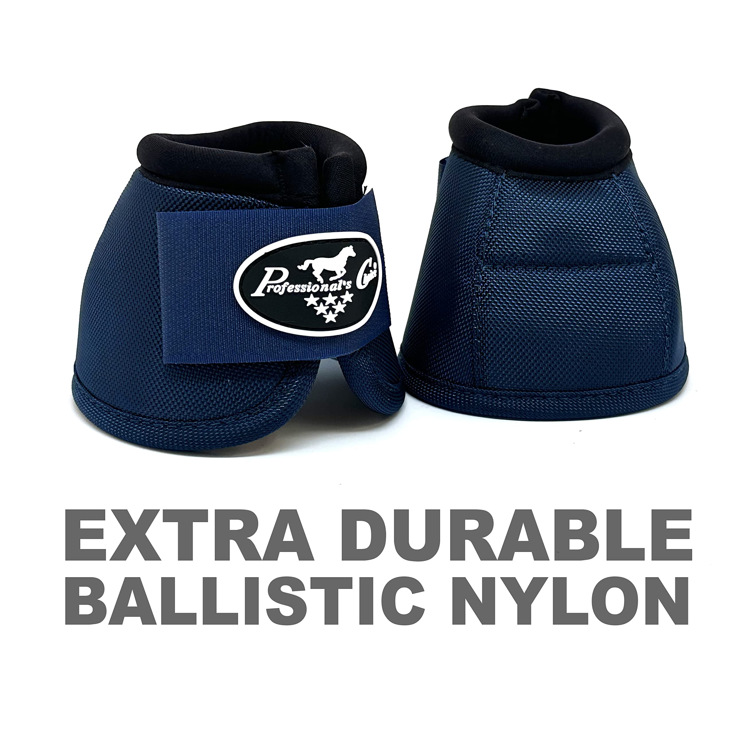 Professional's Choice Ballistic Overreach Bell Boots: capa exterior texturizada previene interferencias y sobrealcance.