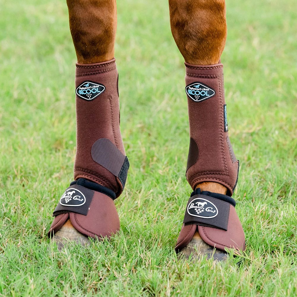 Professional's Choice 2XCool, materiales ligeros y transpirables para caballos activos.