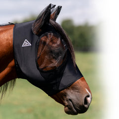 Professional's Choice Comfort-Fit Fly Mask con malla para ojos y orejas mejora la visibilidad