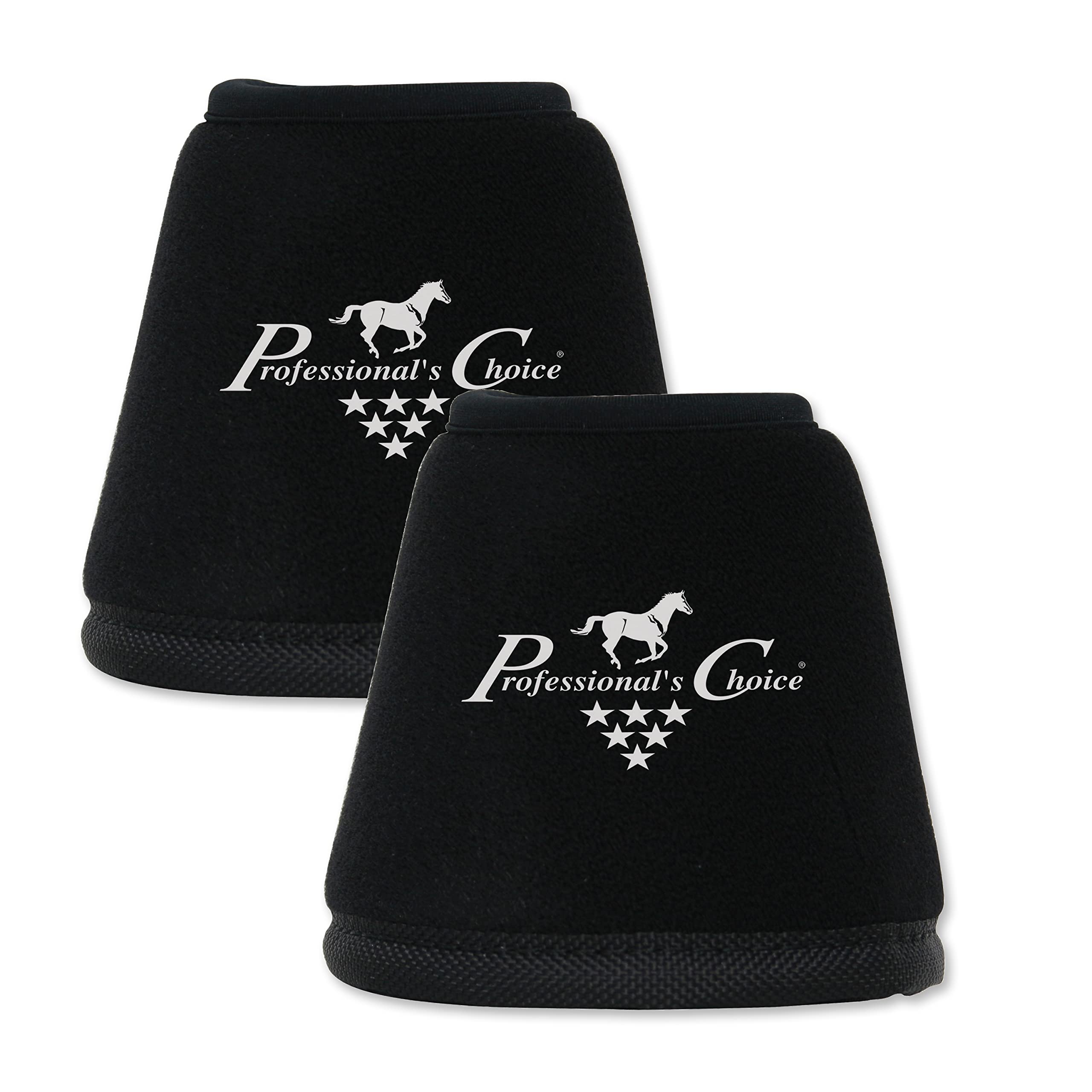 Professional's Choice Quick-Wrap Bell Boots: envoltura 360 para protección del casco del caballo durante entrenamientos.