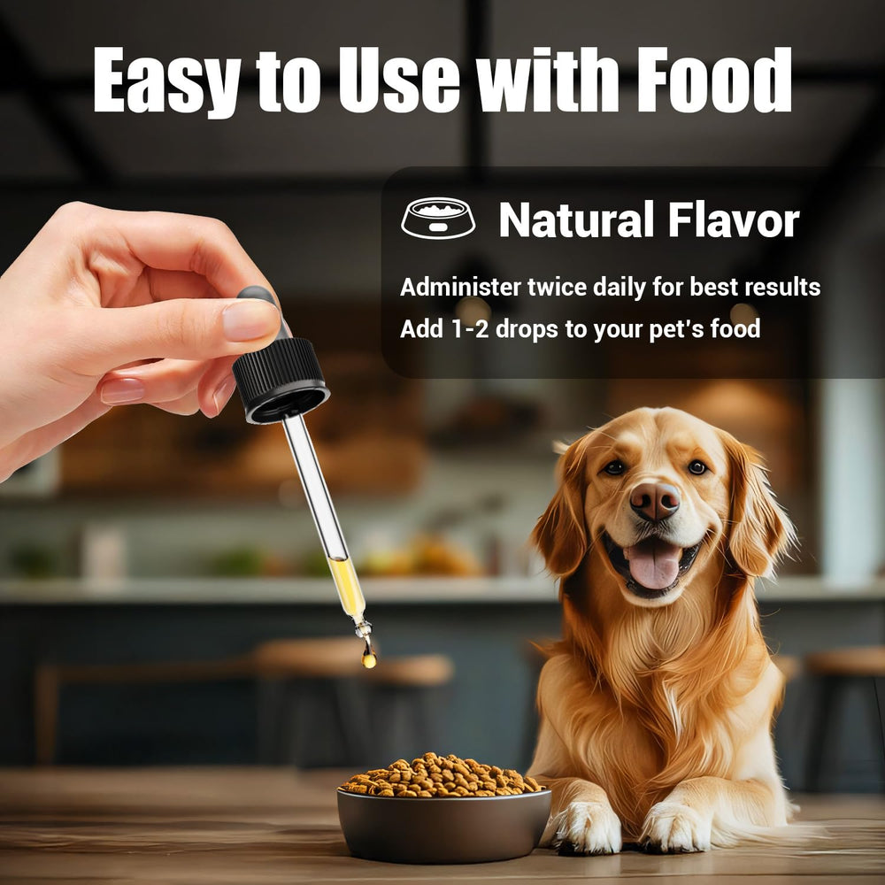 ProFluffyBio Quercetina para perros, piel y pelaje saludables y brillantes.