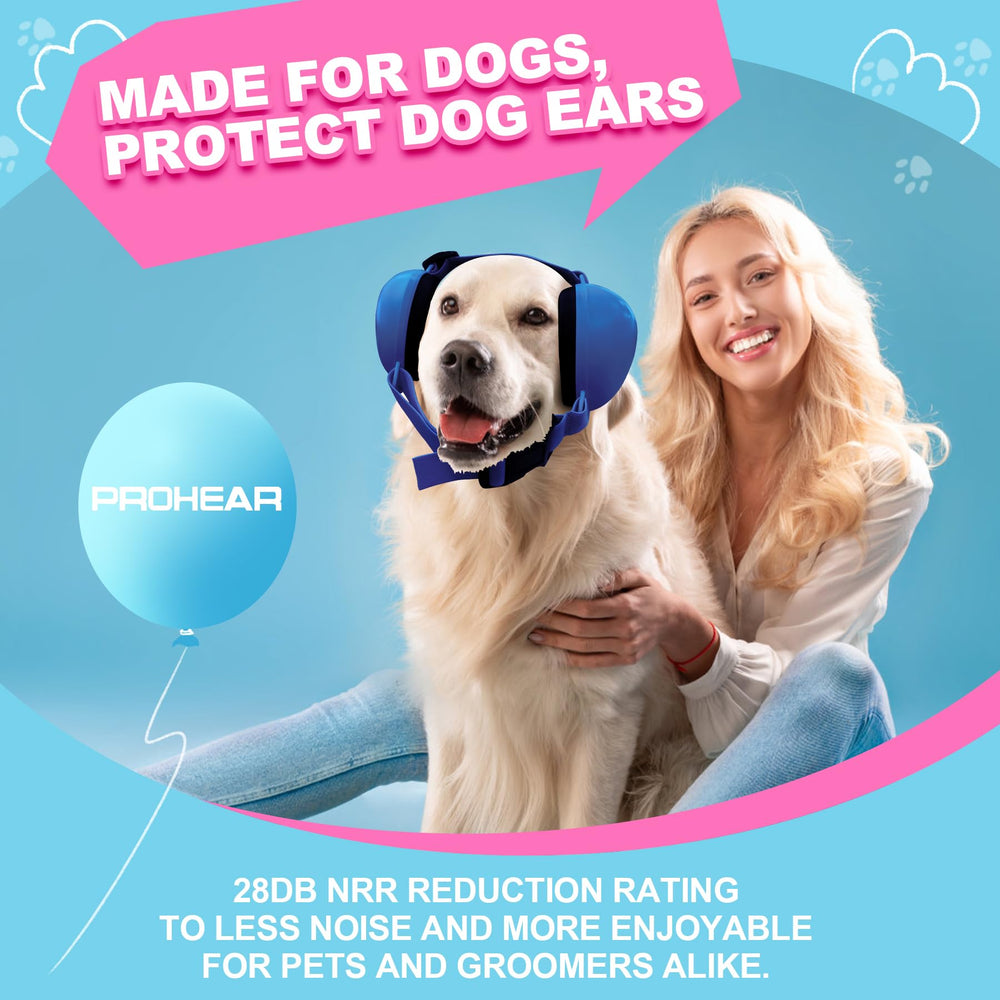 PROHEAR orejeras para perros tres tamaños y colores para adaptar al perro