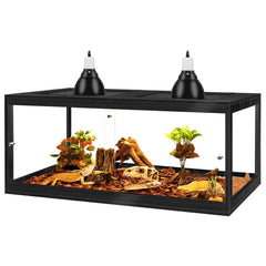 PROLEE tanque de reptiles, habitat de madera premium, seguro y estable para mascotas