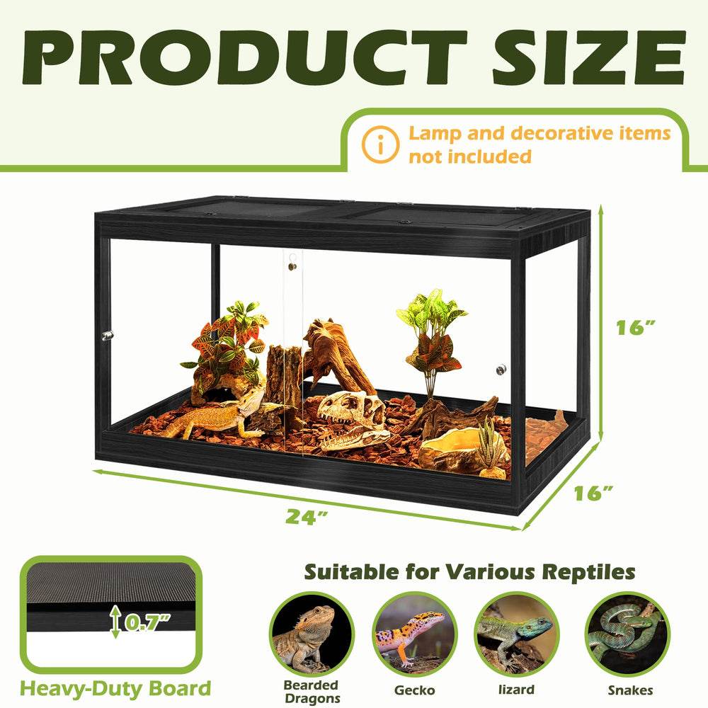 PROLEE visión 360 grados con vidrio templado, visibilidad total para observar a tu mascota.