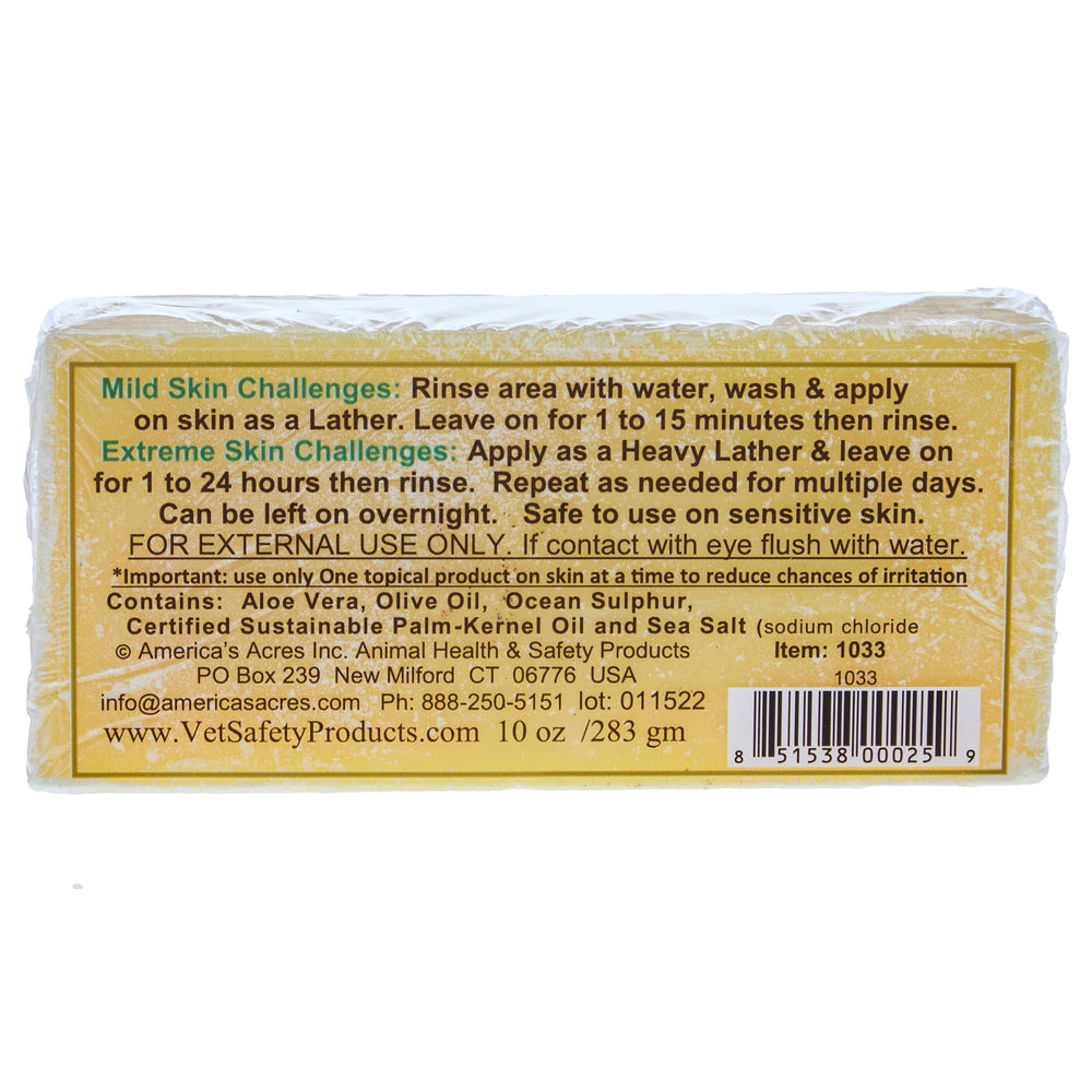 Protected Equine SOA-Itch Be Gone aplicación en piel mostrando alivio suave