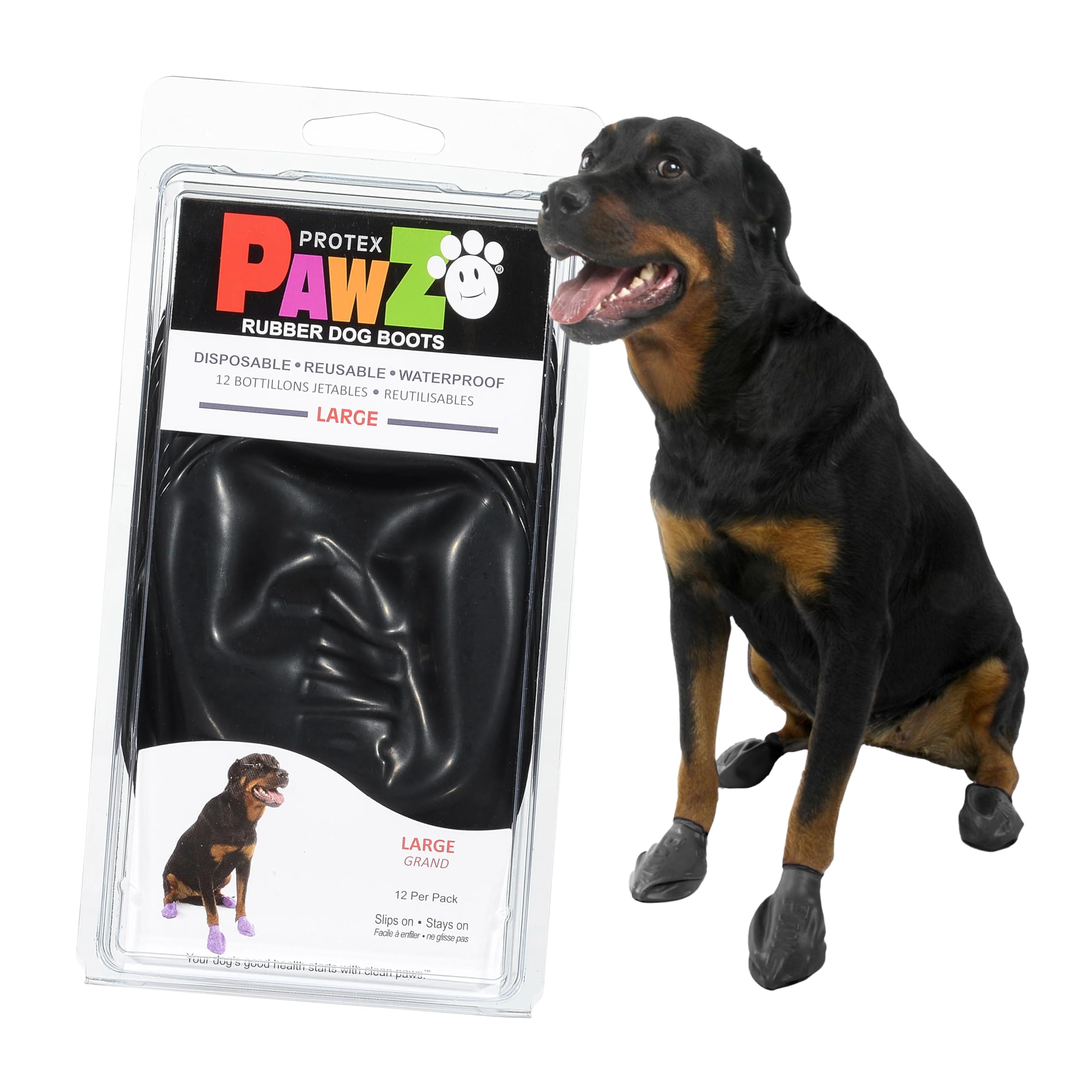 Botas Protex PawZ para patas grandes, uso exterior.