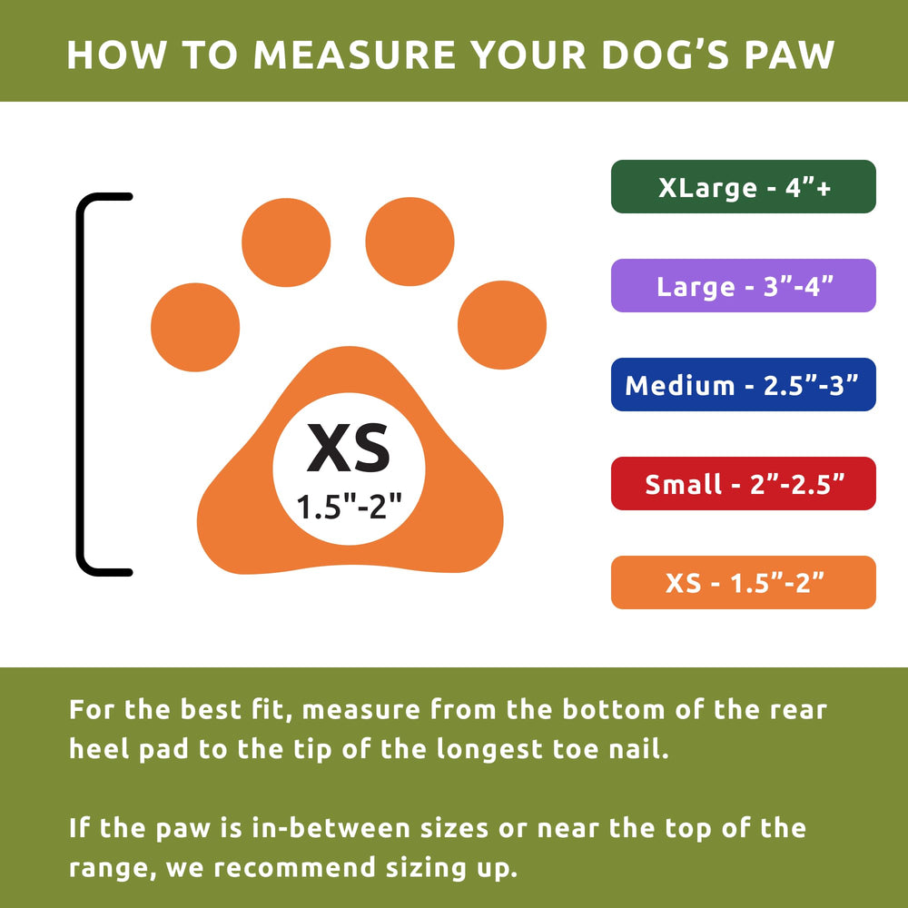 Protex PawZ botas tamaño pequeño, ajuste ideal para patas pequeñas